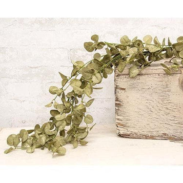 Foamy Silver Dollar Garland, Sage, 5ft - The Fox Decor